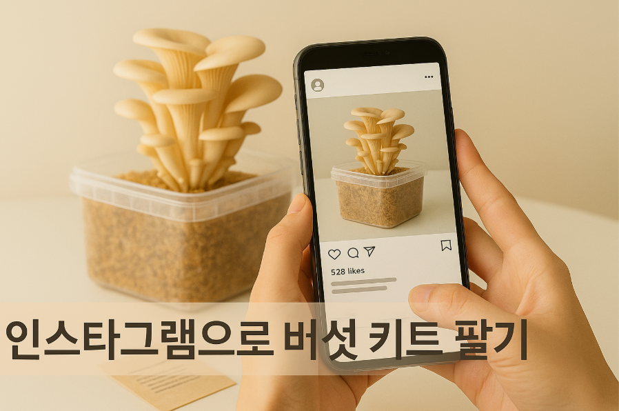 인스타그램으로 버섯키트 팔기