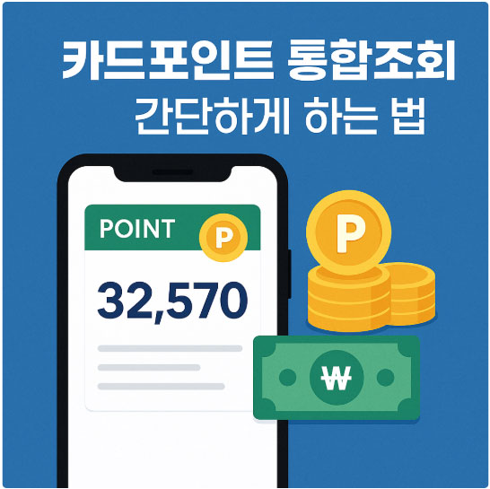 카드포인트 통합조회 간단하게 하는 법