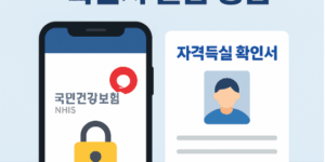 건강보험 자격득실 확인서 발급 방법