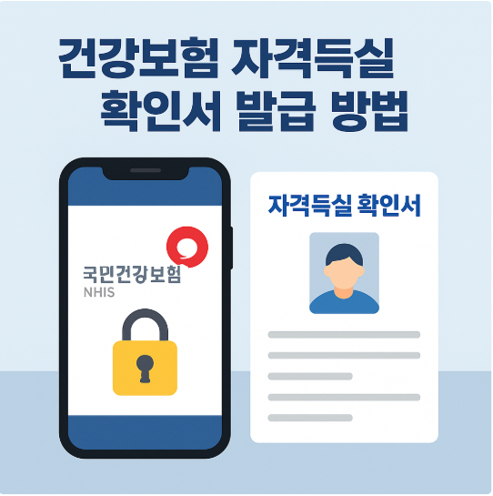 건강보험 자격득실 확인서 발급 방법