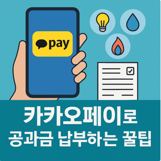 카카오페이로 공과금 납부하는 꿀팁