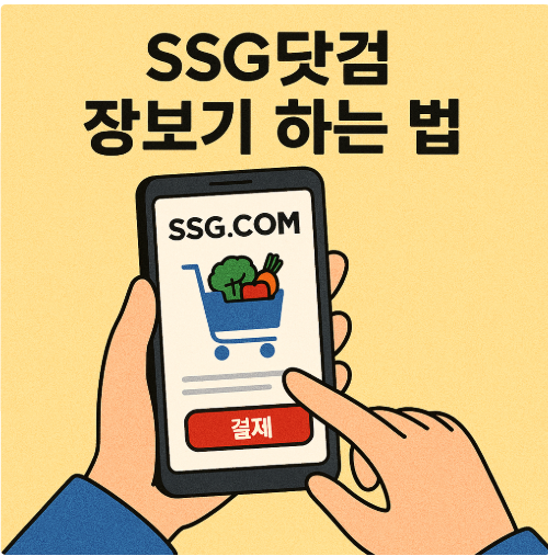 SSG닷컴 장보기 하는 법
