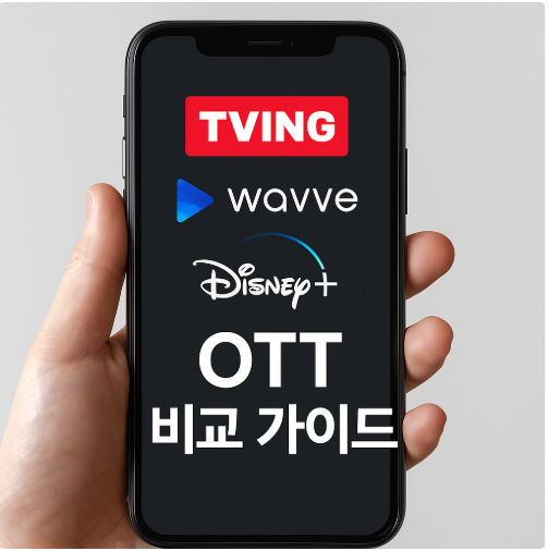 티빙, 웨이브, 디즈니플러스 차이점 비교