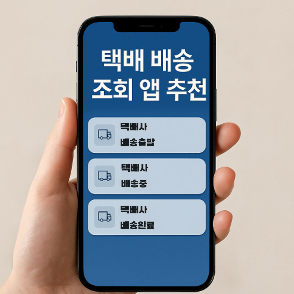택배 배송 조회 앱 추천