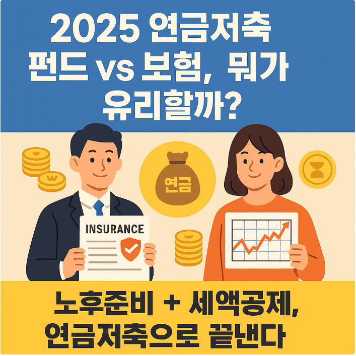 2025 개인연금저축 소득공제·펀드추천·보험차이 10가지 핵심 정리