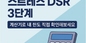 스트레스 DSR 3단계 계산기