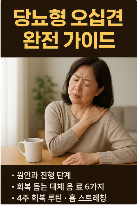 당뇨형 오십견 완전 가이드