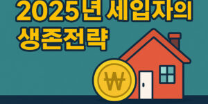 전세에서 월세로 2025년 세입자의 생존전략