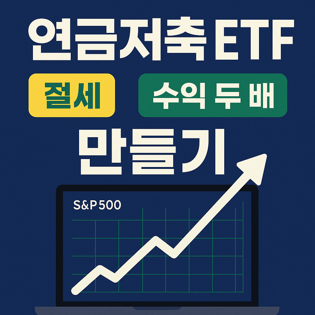 연금저출 ETF 수익 두배 만들기