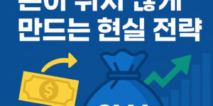 CMA 통장으로 돈이 쉬지 않게 만드는 현실 전략