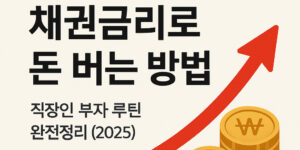 예금대신 채권금리로 돈 버는 방법