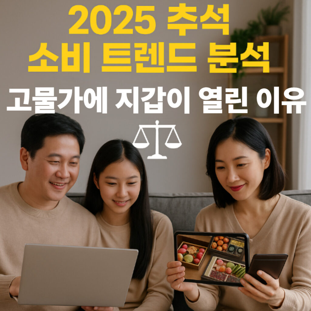 2025 추석 소비 트렌드 분석