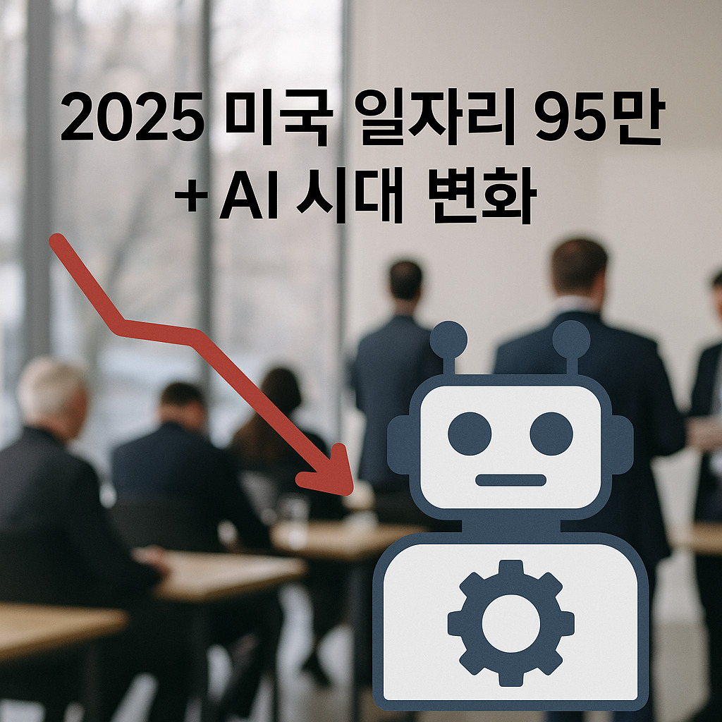 2025 미국 일자리 95만사라졌다.