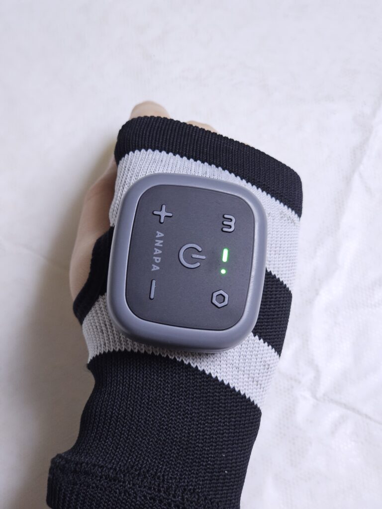 아나파 손마사지기 착용