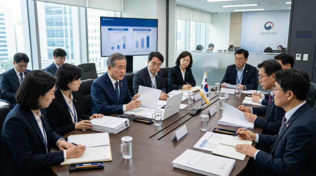 국무회의 하는 중