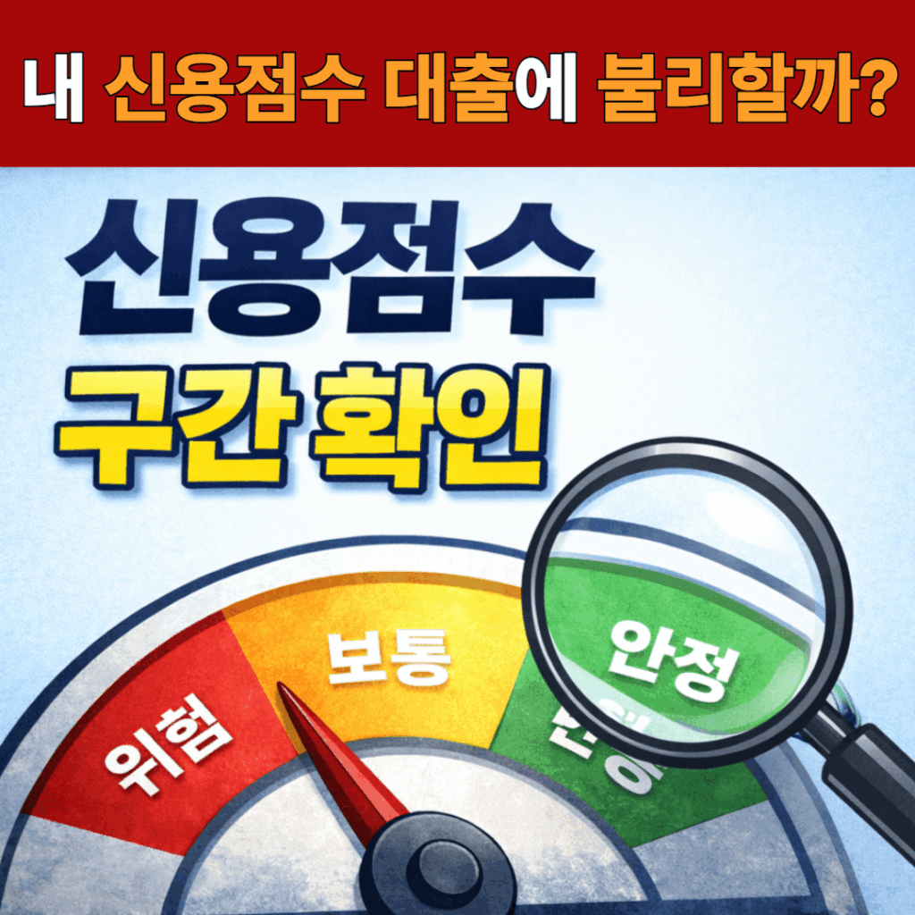 신용점수 구간 확인 계산기