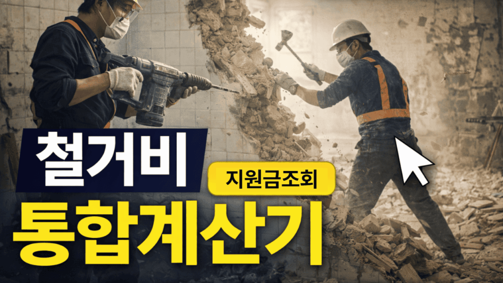 희망리턴패키지 철거비 계산기